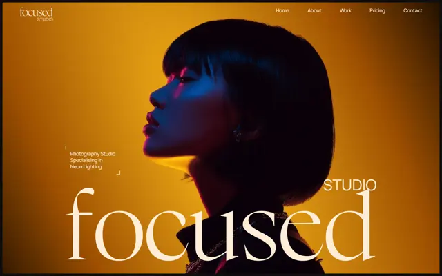 Focused 首页首屏