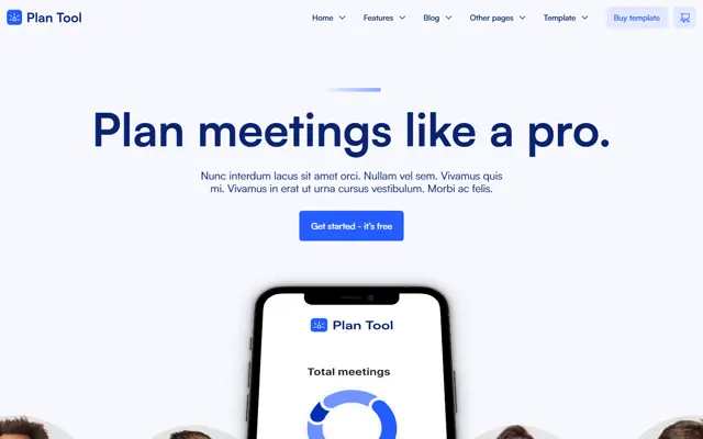 Plan Tool Home C 首页首屏